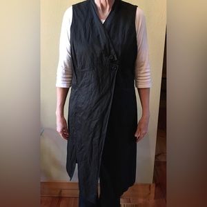 Stella Carakasi Cotton/Metal Textured Long Vest